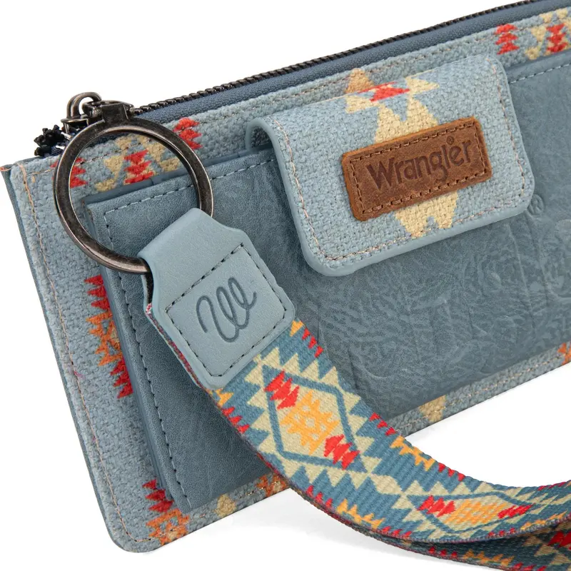 Wrangler Aztec Print Wristlet 4