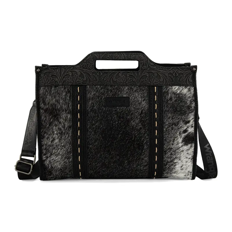 Wrangler Genuine Cowhide Carry-All Cowhide Large Tote 1