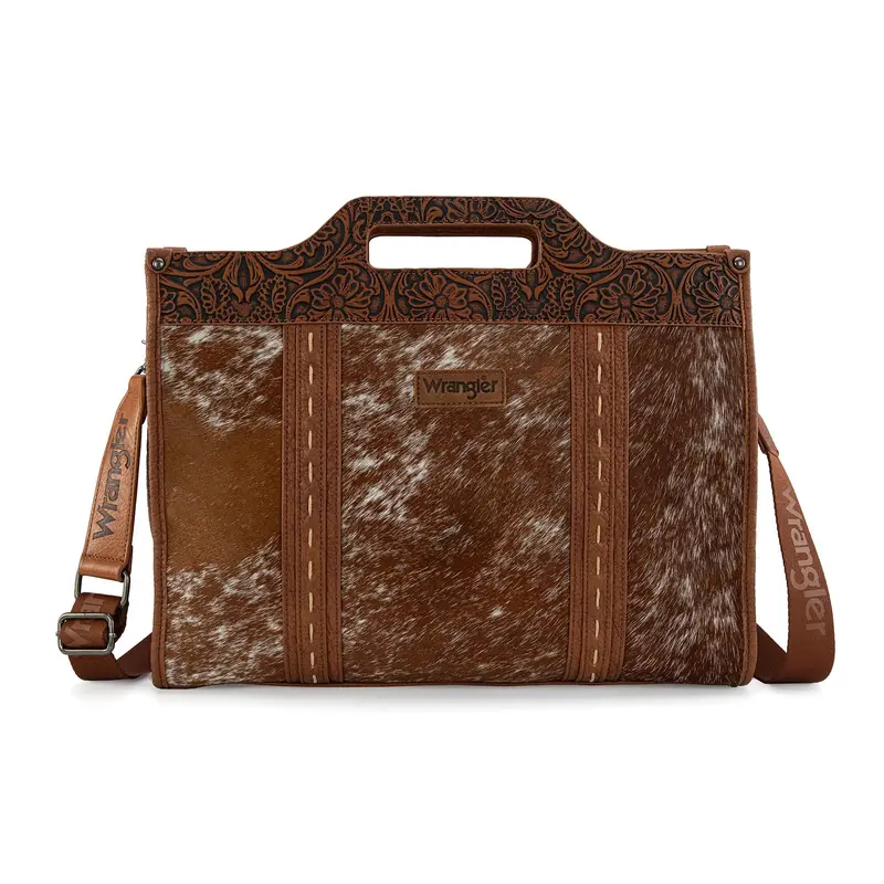 Wrangler Genuine Cowhide Carry-All Cowhide Large Tote 2
