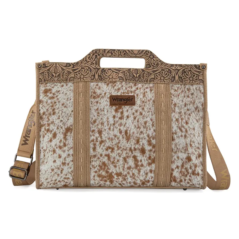 Wrangler Genuine Cowhide Carry-All Cowhide Large Tote 3