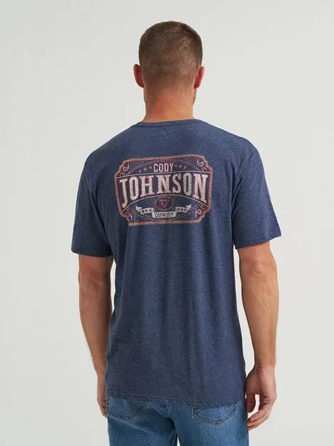 Wrangler Men's Country Black Cody Johnson Tee 1
