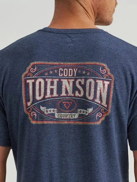 Wrangler Men's Country Black Cody Johnson Tee 3