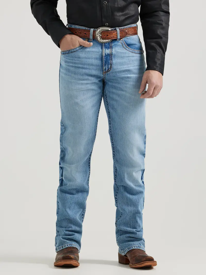 Wrangler Men's Old Maple Rock 47 Slim Boot Jean 4