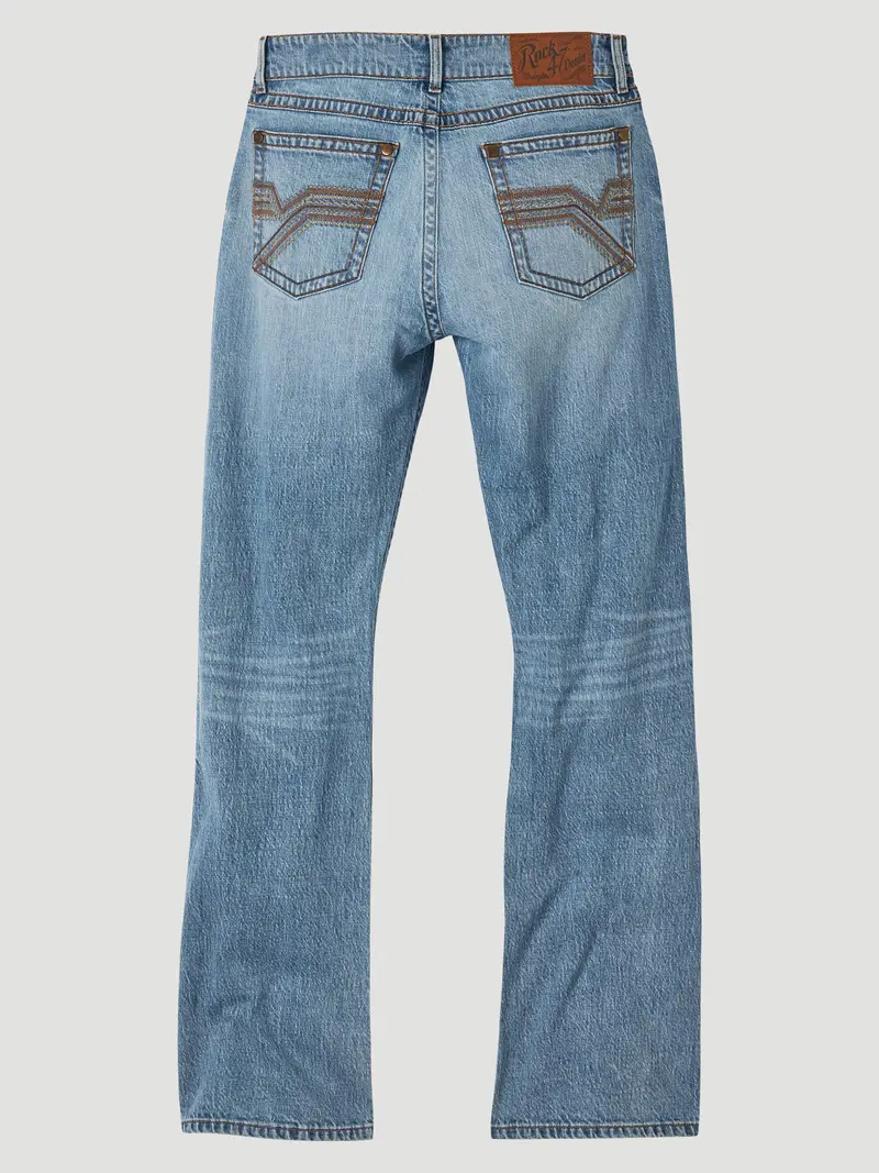 Wrangler Men's Old Maple Rock 47 Slim Boot Jean 6