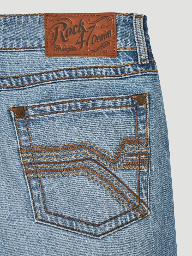 Wrangler Men's Old Maple Rock 47 Slim Boot Jean 7