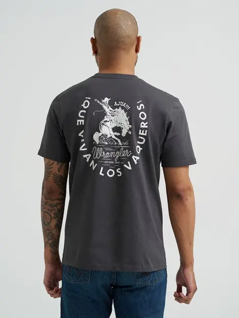 Wrangler Men's Que Vivan Horse Rider Tee 1