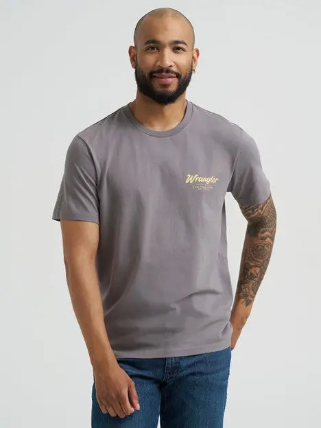Wrangler Men's Quiet Shade Bucking Cowboy Tee 2