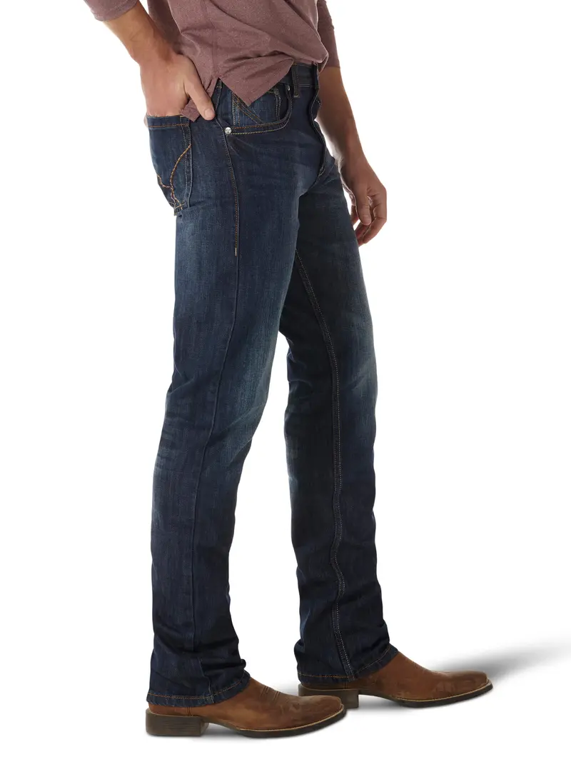 Wrangler Men's River Denim 20X Vintage Bootcut Jean 5