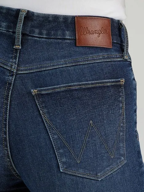 Wrangler Women's Bespoke Lacey High Rise Boot Cut Jean 6
