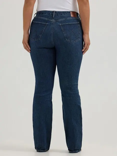 Wrangler Women's Bespoke Lacey High Rise Boot Cut Jean 9