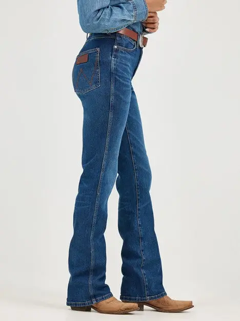 Wrangler Women's Isla High Rise Bailey Bootcut Jean 5