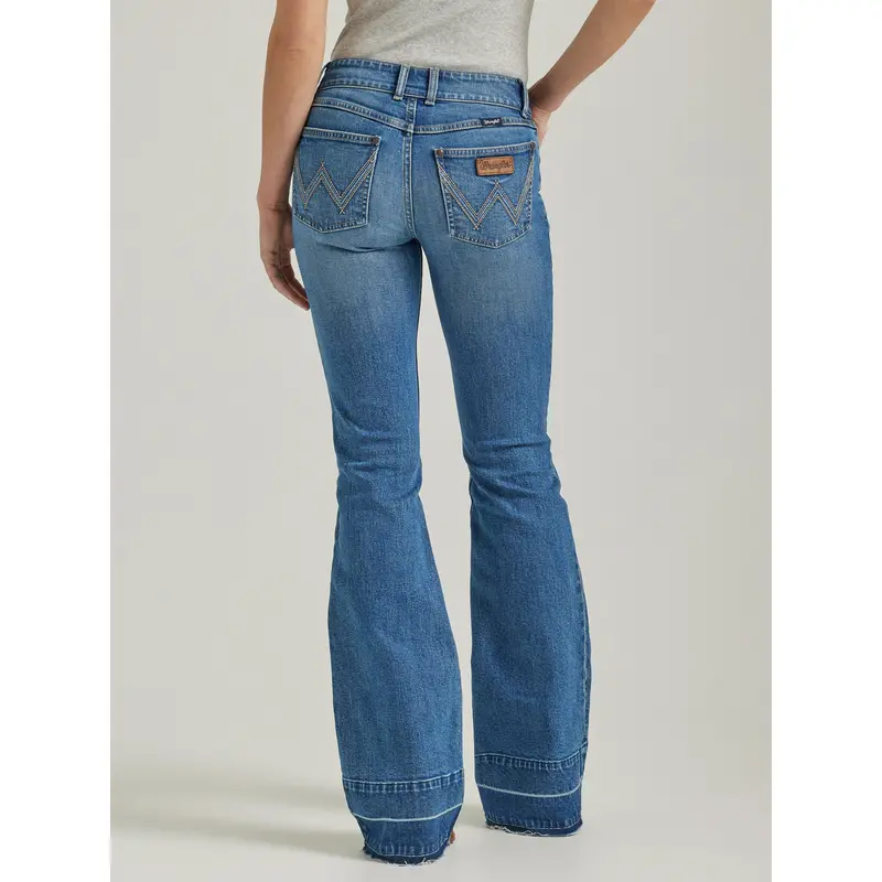 Wrangler Women's Retro Mae Released Hem Brianna Trouser Jean 1