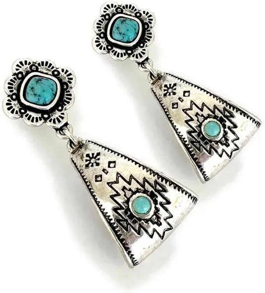 Wyo-Horse Native Embellishment Stirrup Earrings 1
