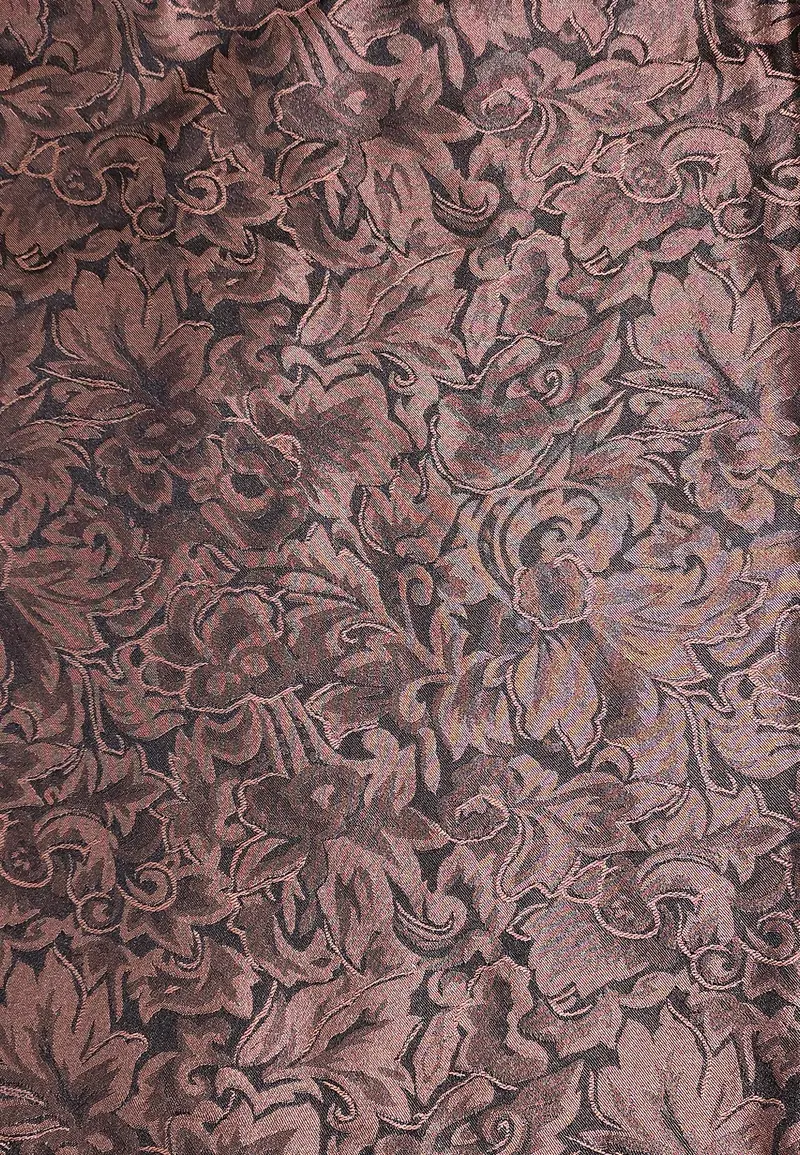 Wyoming Traders Cranberry Baroque Silk Wild Rag 1