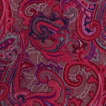 Wyoming Traders Fruit Punch Paisley Silk Scarf 1