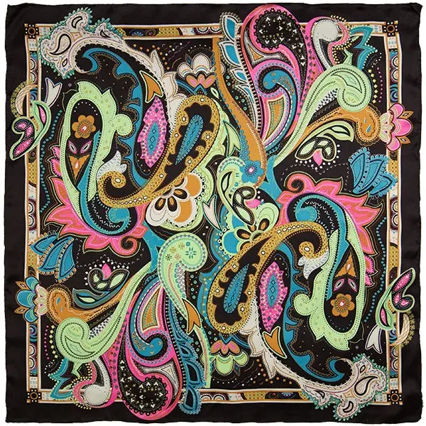 Wyoming Traders J-Dazzle Charmeuse Silk Scarf 1