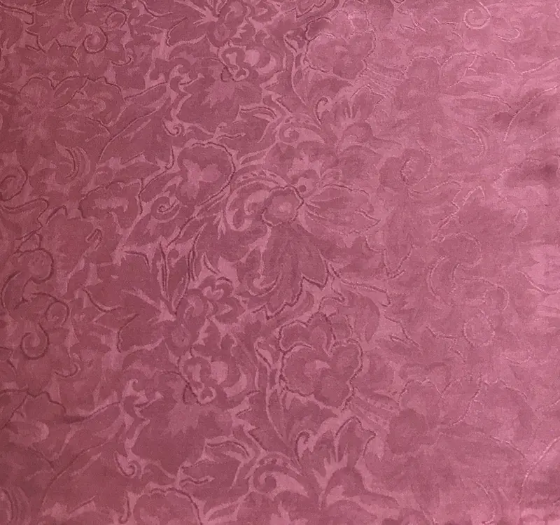 Wyoming Traders Wine Jacquard Silk Scarf 1