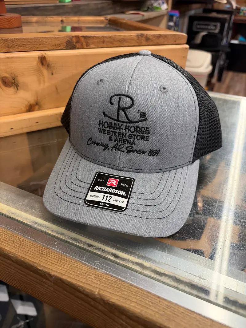 Youth Hthr Gray & Black Rocking Jr Brand Cap 1