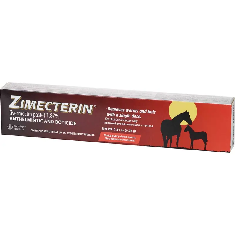 Zimecterin Paste Horse Dewormer 1