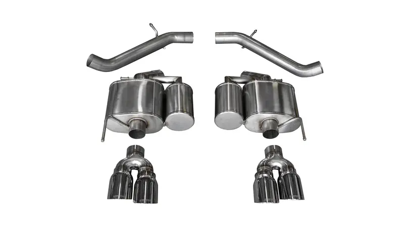 Corsa Performance Axle-Back Dual Exhaust System For Cadillac Ats-V (2016–Present) 1
