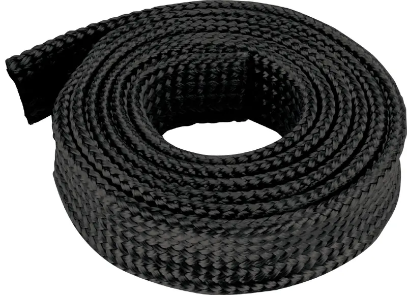 Design Engineering 10590 Titanium-Infused Protect-A-Sleeve – 1/2" Id × 3 Ft., Heat-Resistant Black Sleeve 1