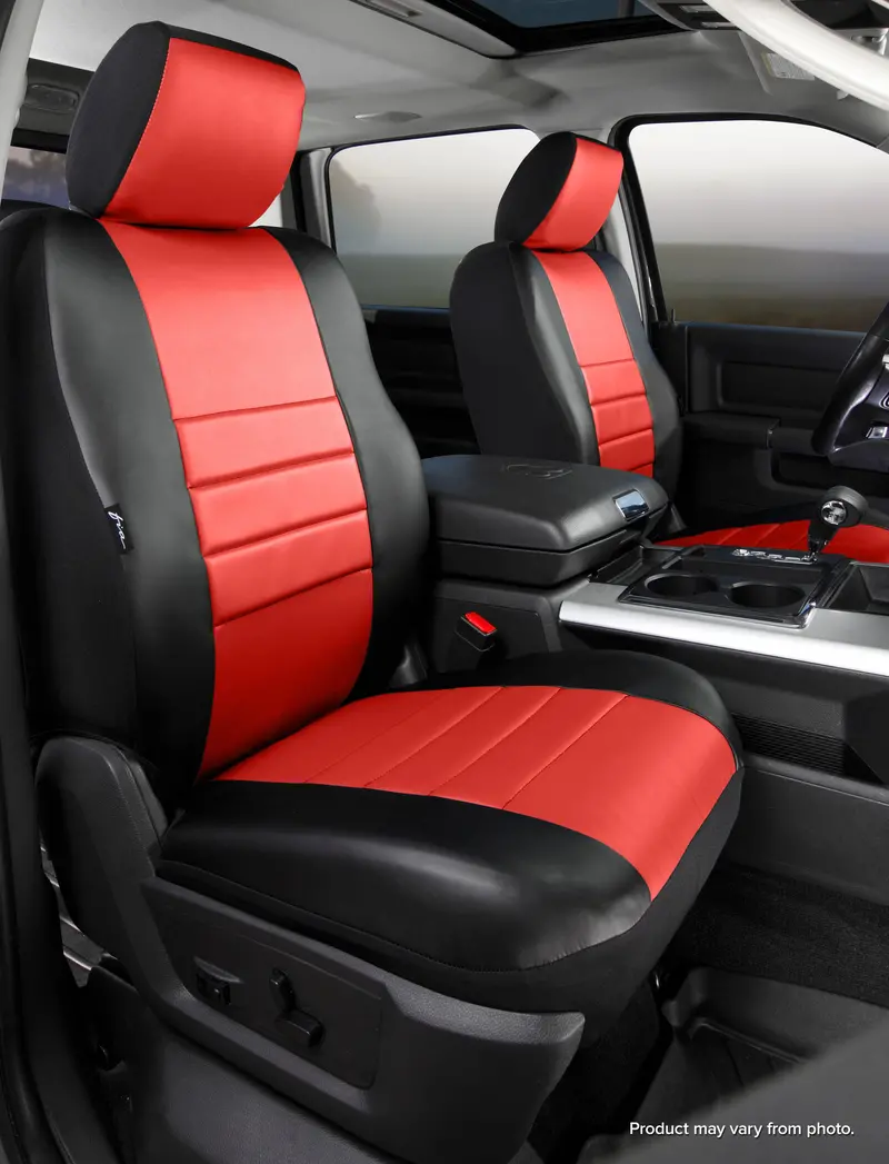 Fia Sl68-32 Red Leatherlite Custom-Fit Seat Covers 1