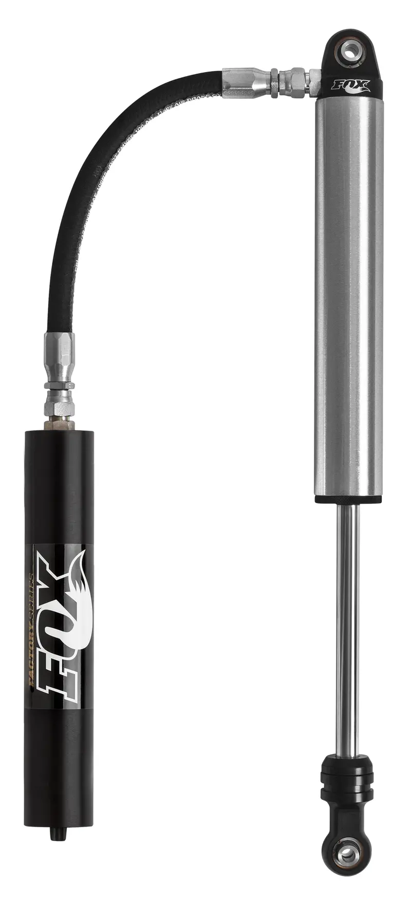 Fox Factory Race 2.5-Inch Smooth Body Remote Reservoir Shock – 10-Inch Stroke, Custom Valving – Model 980-02-101-1 1