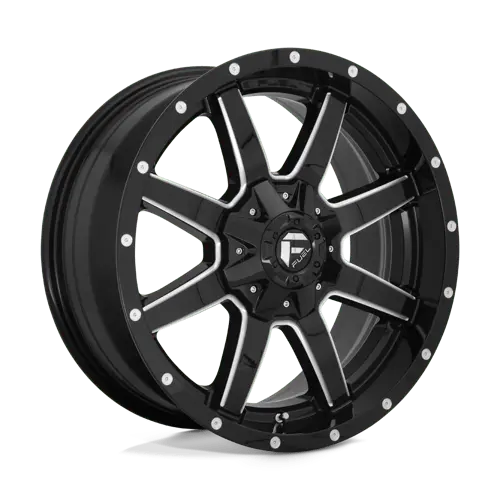 Fuel D610 18X9″ Gloss Black Wheel – 5X4.5" / 5X5.0" Bolt Pattern, -12Mm Offset 1