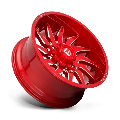 Fuel D745 Race Wheel – 20X10, 5X150 Bolt Pattern, -18Mm Offset, Gloss Red Machined Lip 1