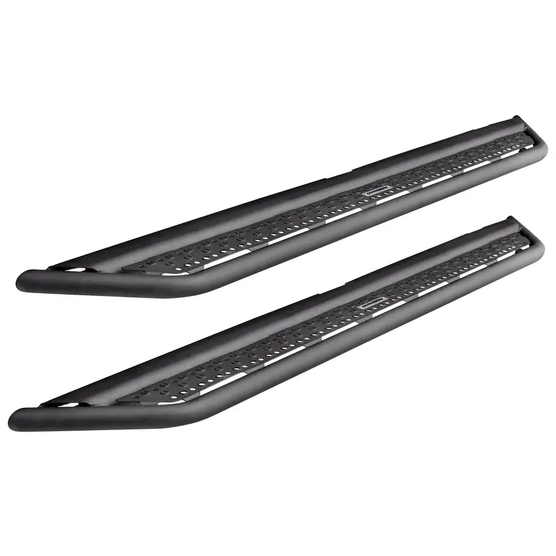 Go Rhino D64177T 6-Inch Wide Steel Side Steps With Rocker Panel Protection & Slider Function 1