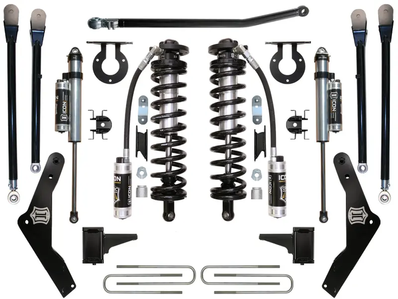Icon Vehicle Dynamics K63134 Coilover Conversion System – 4–5.5" Lift Kit For 2011–2016 Ford F-250/F-350 1