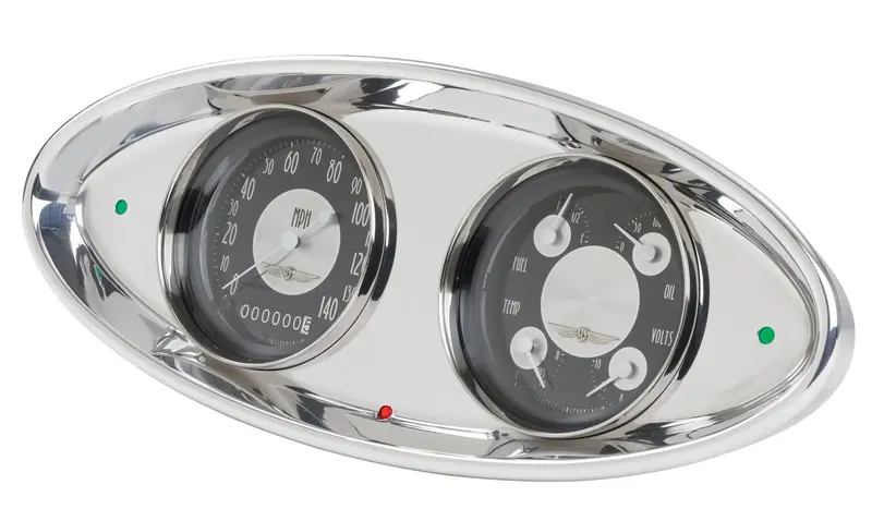 Lokar Bdi-9128 Dash Insert Kit – Converts Oem Instrument Cluster To Modern Gauge Layout 1