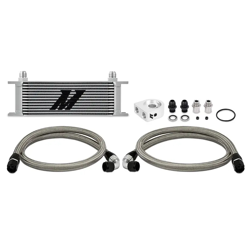 Mishimoto Mmoc-U13Sl Universal Oil Cooler Kit – 13-Row Core, Silver Finish 1