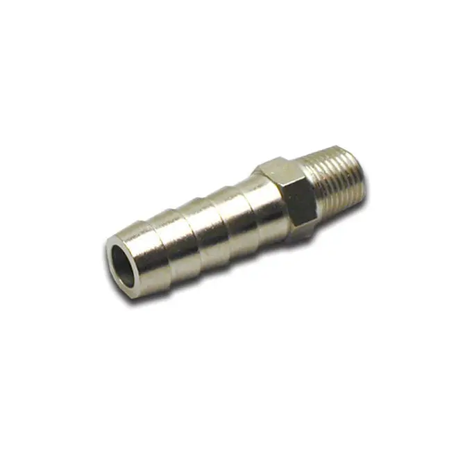Nitrous Express 1/8" Npt To 1/4" Straight Hose Barb Fitting 1
