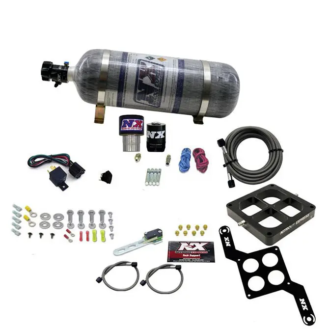 Nitrous Express 63970-12 Single Entry Crossbar Rnc .178 250-650Hp (4500 Flange) W/12Lb Compositebottle 1
