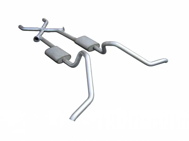 Pypes Sgb11 Cat-Back Exhaust System — Dual-Split Side Exit, 2.5-Inch Stainless Steel (409) With Xchange Technology 1