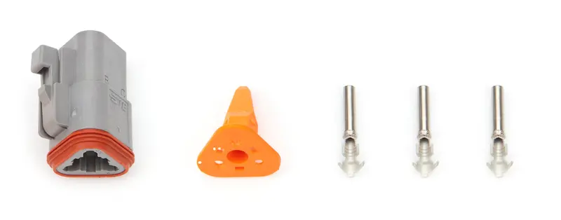 Quickcar Racing 71-330 Deutsch 3-Pin Electrical Plug Connector 1