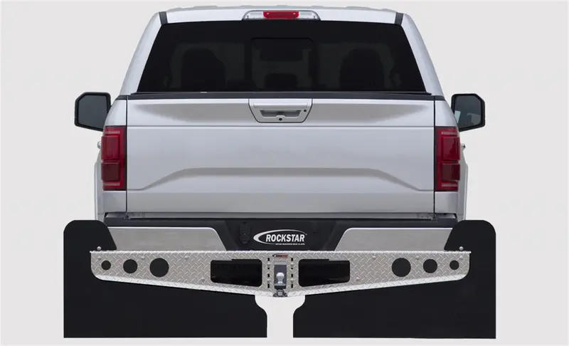 Rockstar A10201022 Heavy-Duty Hitch-Mount Mud Flaps – 2Xl Size With Aluminum Frame & Stabilizer Plate 1