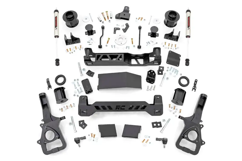 Rough Country 33970 6 Inch Ram Suspension Lift Kit W/V2 Shocks 19-20 Ram 1500 4Wd 22Xl Factory Wheel Models Rough Country 1