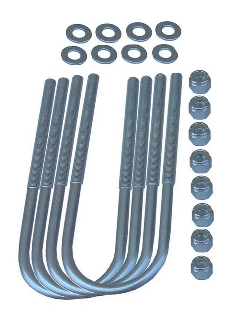 Rubicon Express Cj Front U-Bolt Kit – For 1976–1986 Jeep Cj5/Cj7/Scrambler W/ Dana 30 Axle 1