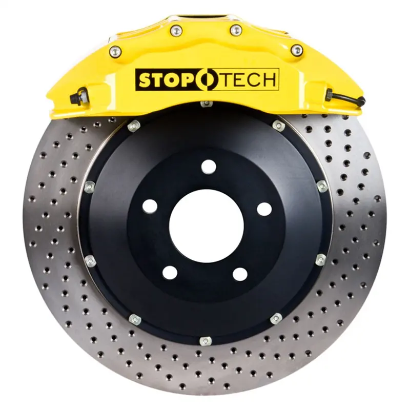 Stoptech 83.115.6700.82 Big Brake Kit – Two-Piece Front Rotors For High-Performance Braking 1