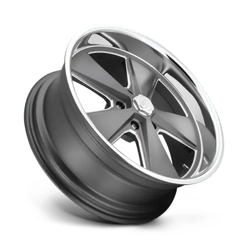 Us Mag U12020807345 20X8 Inch Matte Machined Aluminum Wheel – 5X5.0 Bolt Pattern 1