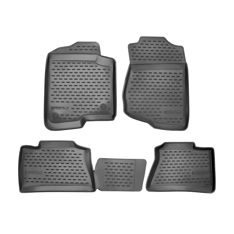 Westin 74-17-41007 Profile All-Weather Floor Liners – 4-Piece Set (Front & Rear) 1